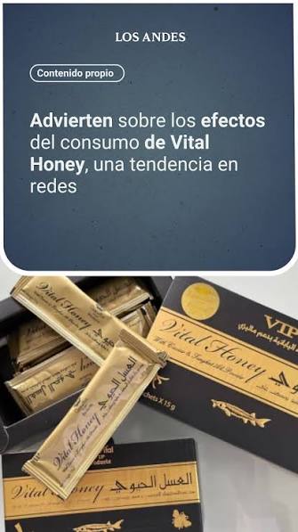 VITAL HONEY DE 3 SOBRES