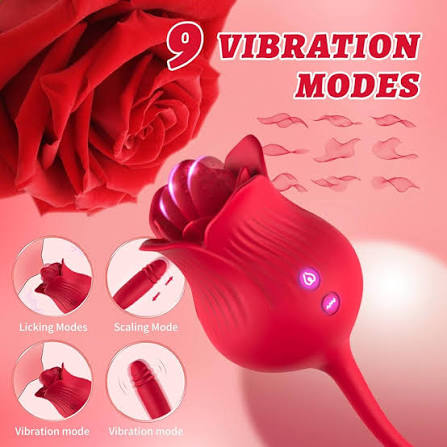 ROSA DEL PLACER VIBRADOR DE ROSAS PARA LA MUJER ESTIMILADOR SEXUAL