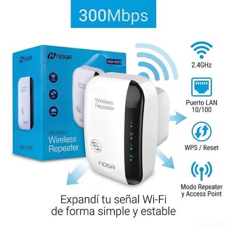 REPETIDOR WIFI 2.4G Y 300MBPS
