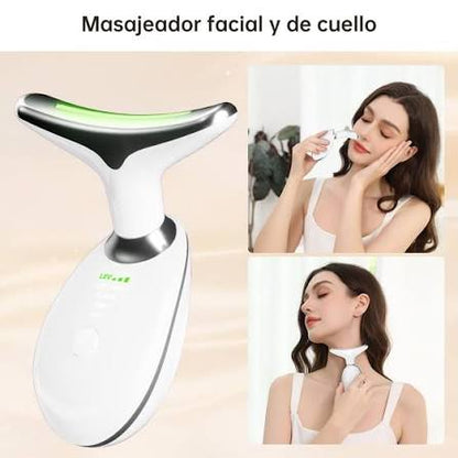 MASAJEADOR FACIAL DE 3 LUCES LED