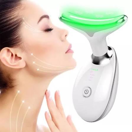 MASAJEADOR FACIAL DE 3 LUCES LED